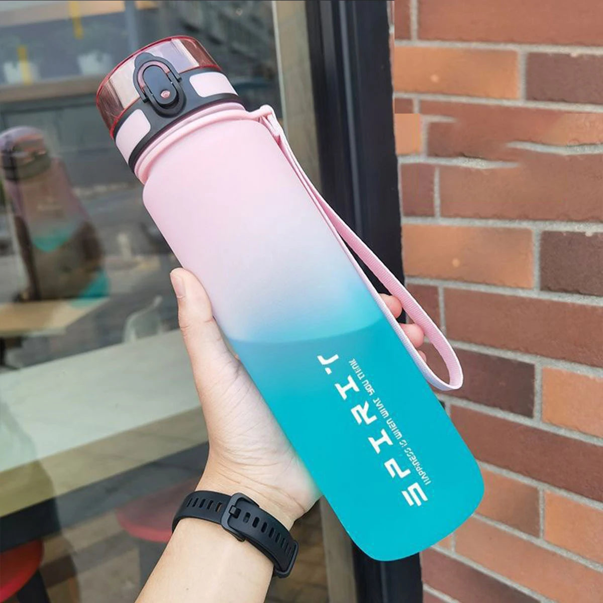 GradientSip Water Bottle – 600ml / 750ml / 1000ml, Outdoor & Gym
