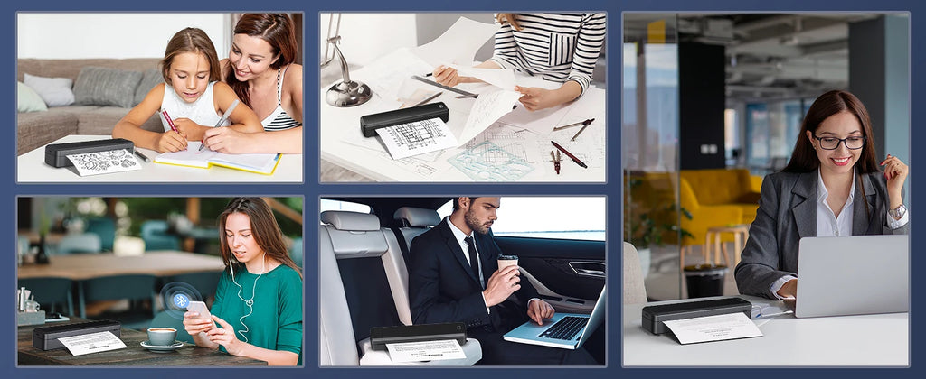 Marklife X8 Mini A4 Bluetooth Thermal Printer – Inkless Photo, PDF & Document Printing