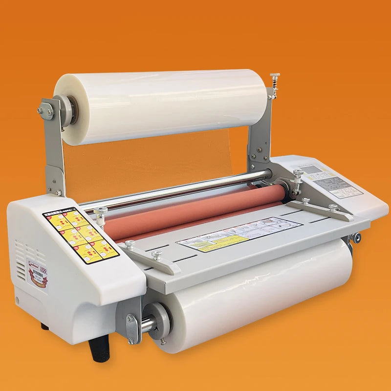 220mm x 100M Satin Matte / Gloss Hot Laminating Film Roll (25–28 Mic) – BOPP Professional Lamination Film, 1” Core for Hot Roll Laminators