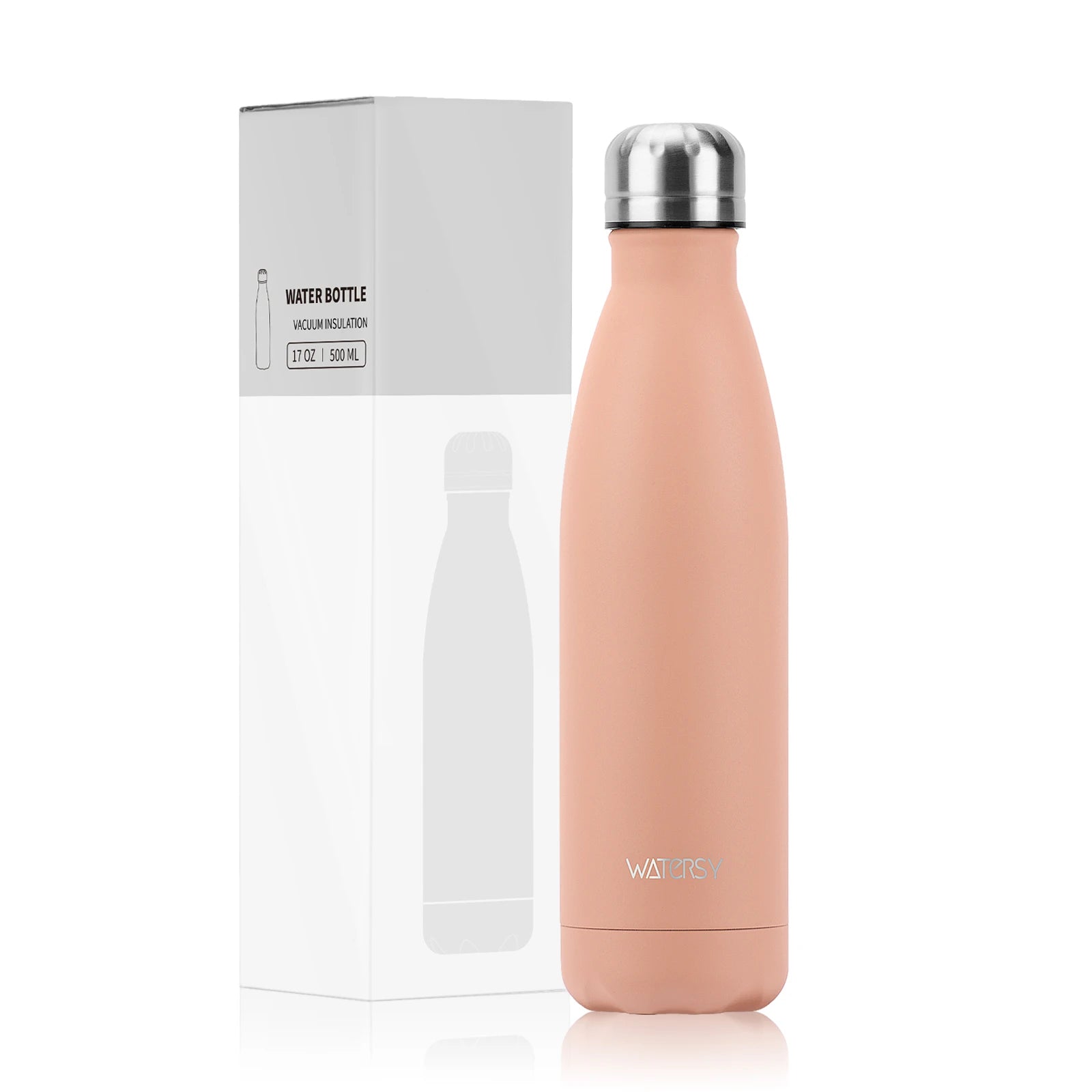 WATERSY 500ml Stainless Steel Vacuum Flask – Insulated Thermos for Coffee & Sport