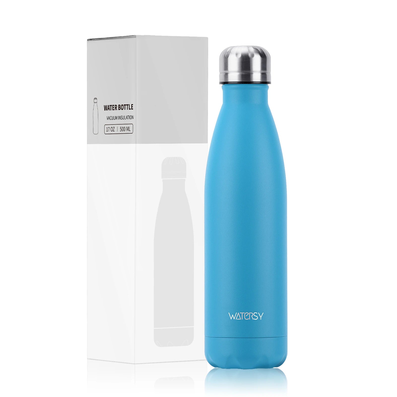 WATERSY 500ml Stainless Steel Vacuum Flask – Insulated Thermos for Coffee & Sport