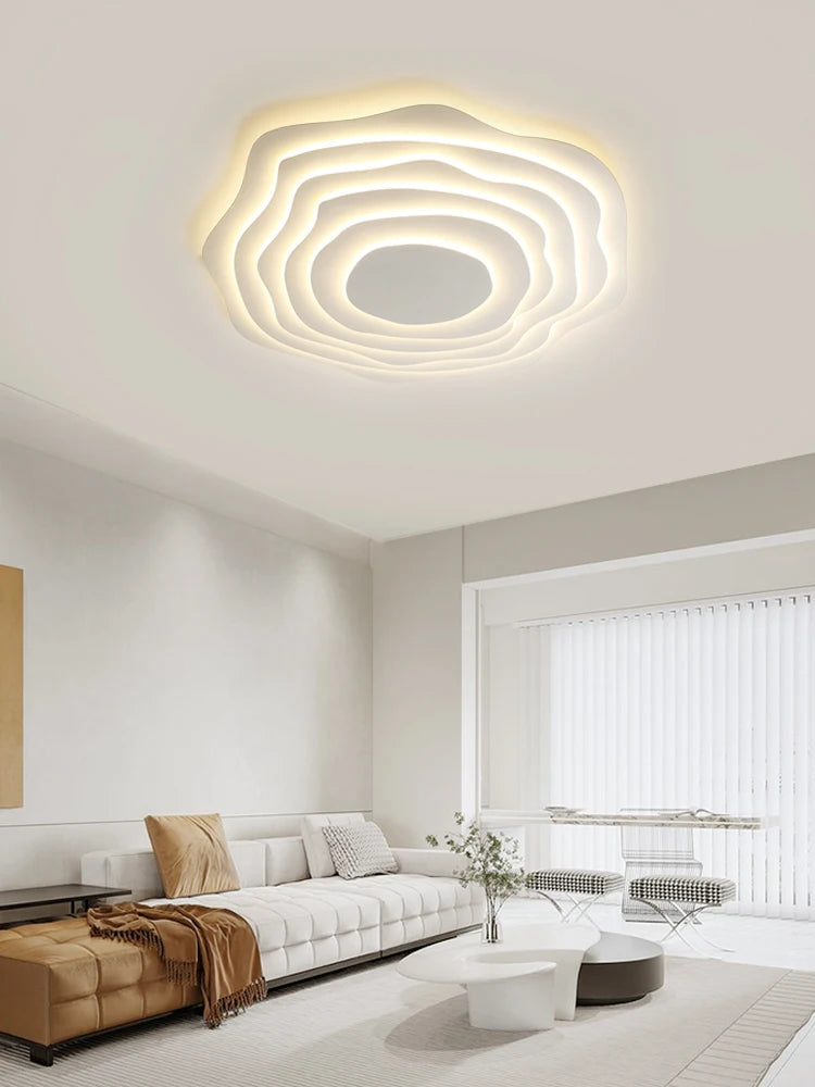 SteadGlow Modern LED Ceiling Lamp – Dimmable Remote Control Light for Bedroom, Office & Living Room