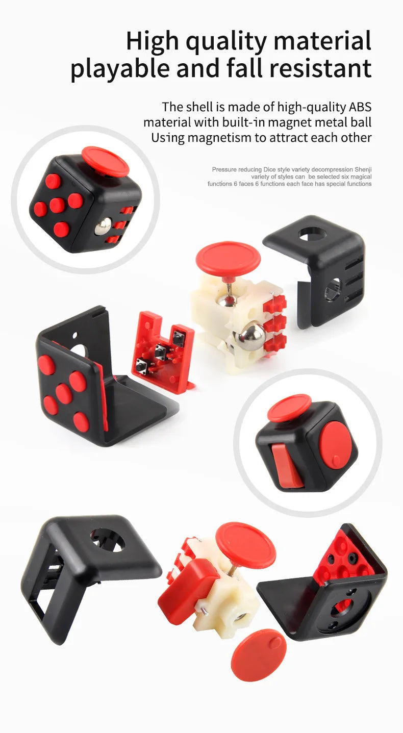 fidget toys Anti Stress Cubes Rainbow Fingertip Infinity Magic Cubo Infinito Square Sensory Toys Decompression
