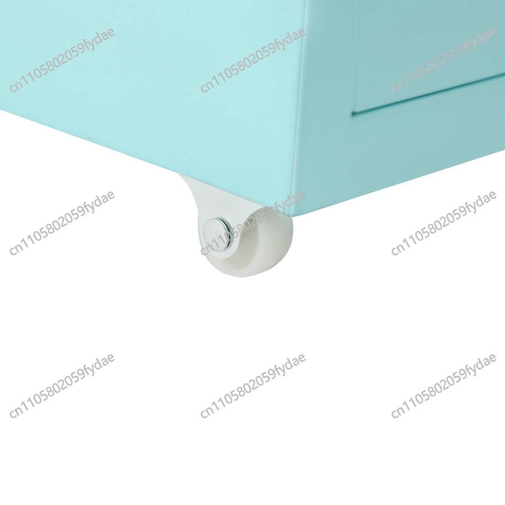 6-Tiers: Vertical File Cabinet,Cold-Rolled Steel Metal File Cabinet  Filing Cabinet Blue in the Office, Study