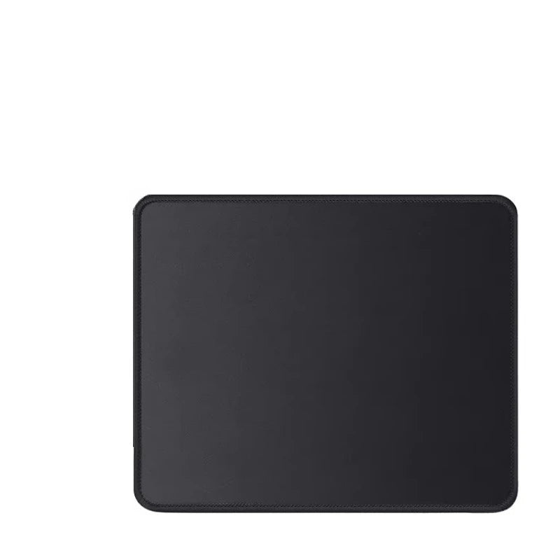Solid black small mouse pad, desktop pad, computer accessory