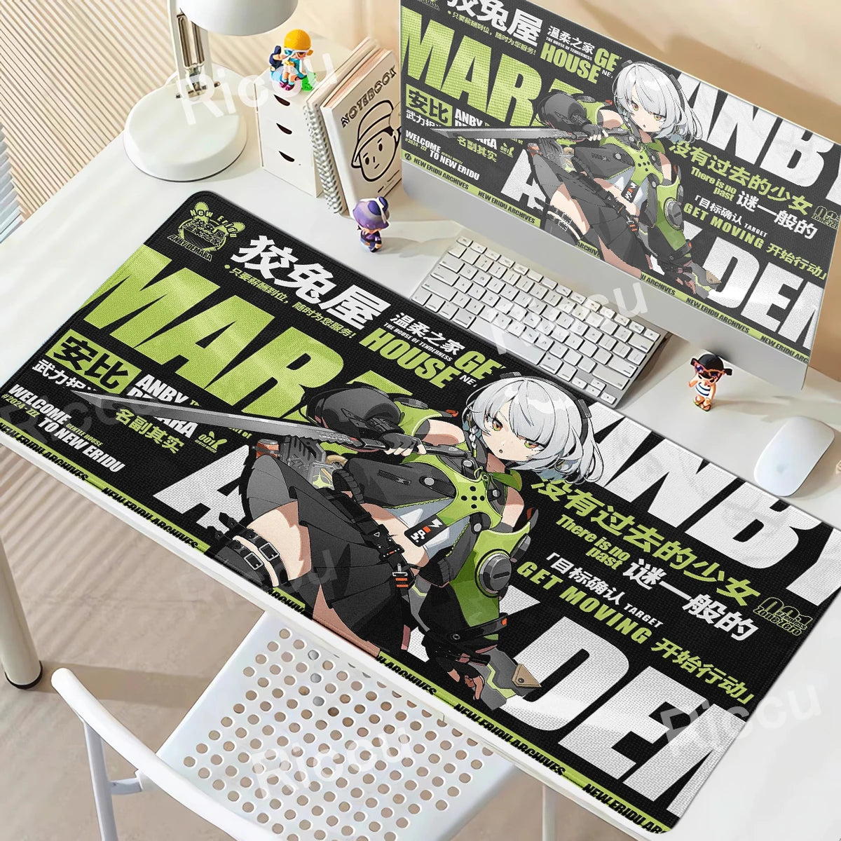 Zenless Zone Zero XXL Gaming Desk Mat – Anime Character Extended Mouse Pad (ZZZ Series)