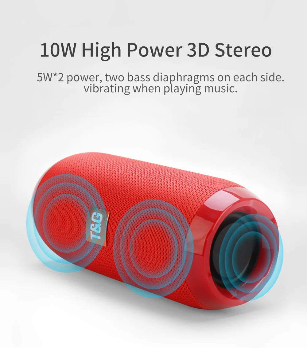 T&G TG117 Waterproof Bass Bluetooth Speaker