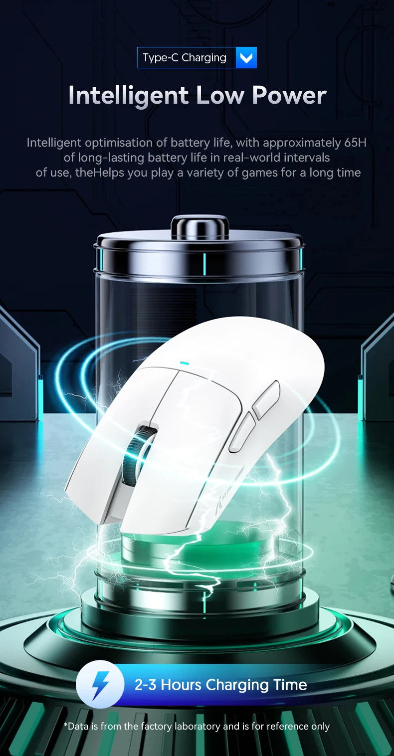 Attack Shark X11&R1 Wireless Gaming Mouse - Tri-Mode , PAW3311 Sensor,22K DPI, 400 IPS, RGB PC Gaming Mouse