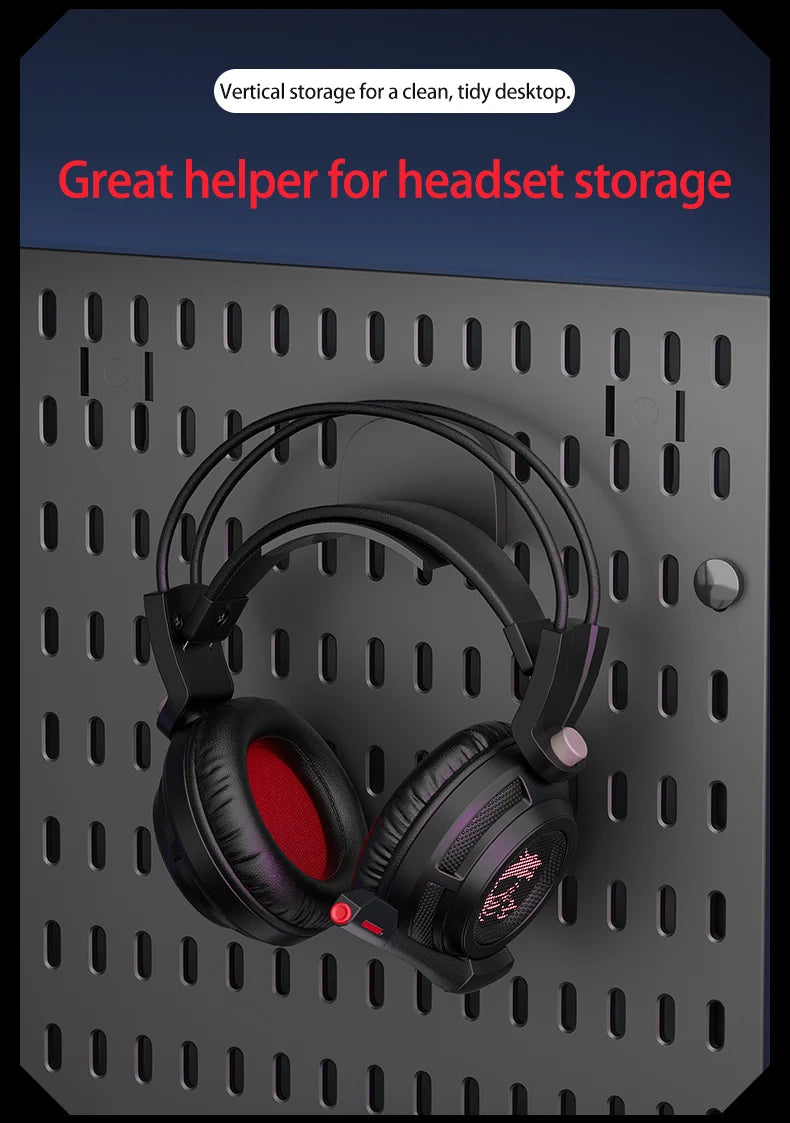 Desktop Standing Pegboard For Home And Office Use. Freely Combinable Accessories For Organizing Stationery.