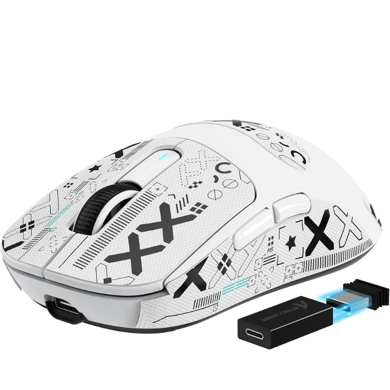 Attack Shark X3 Pro Wireless Gaming Mouse – PAW3395, 26000 DPI Tri-Mode Macro