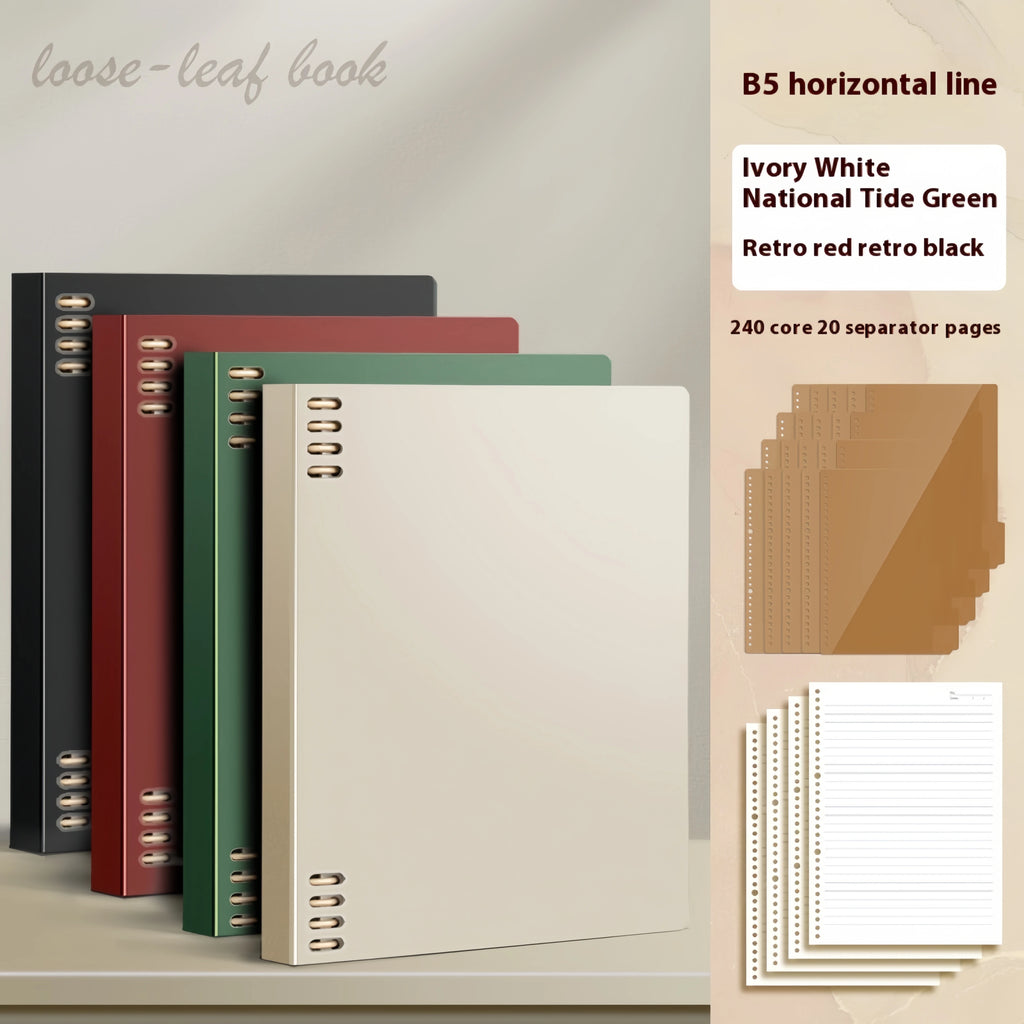 FlexBind B5 Detachable Notebook – 8-Ring Replaceable Core