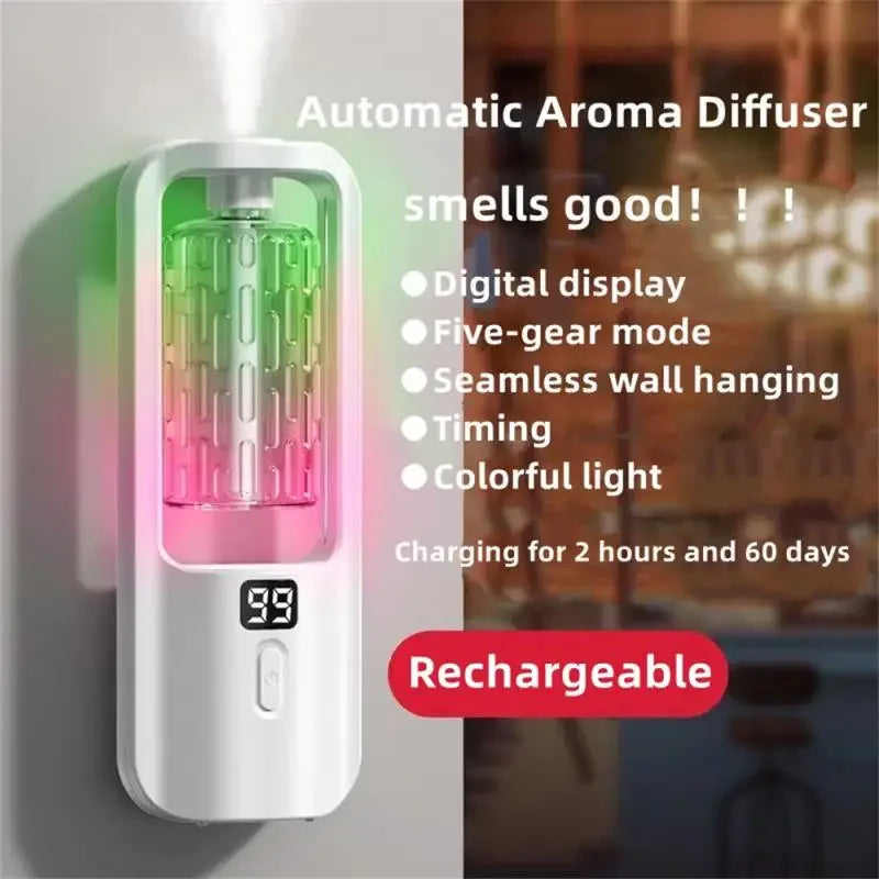 ScentCloud Hotel Aroma Diffuser – Ultrasonic Essential Oil Air Freshener for Bedroom, Bathroom & Office