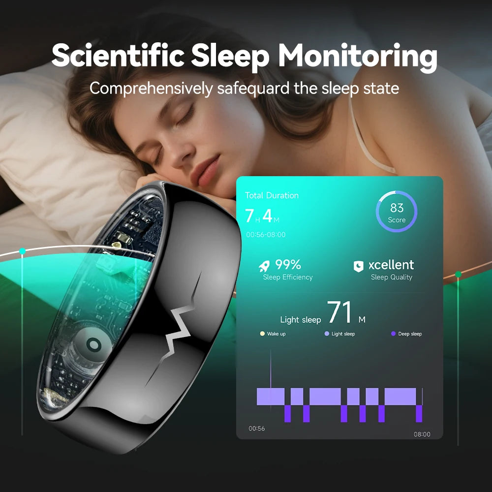 NOYAFA Smart Ring – Heart Rate, Blood Oxygen & Multi-Sport Health Monitor