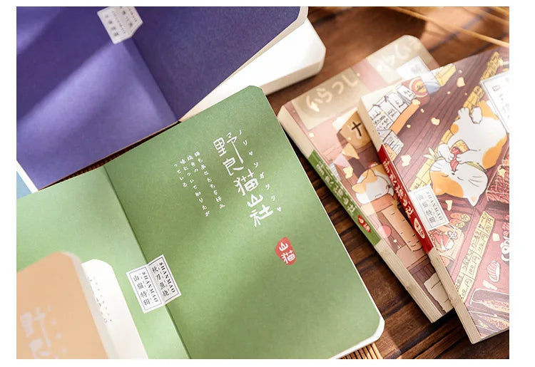 KittyNotes Kawaii Cat Pocket Notebook – Japanese Style Planner & Journal
