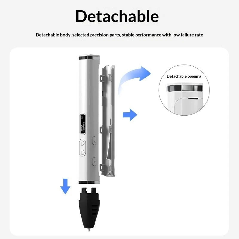 Lenovo 3D Pen – OLED Display, DIY Scribble Pen with PLA Filament