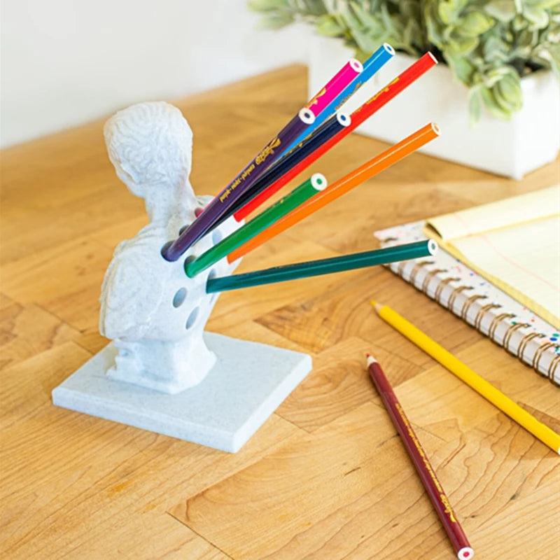 3D printed Julius Caesar statue Office Desk Pen Holder Office Desk Organizer Office Decor pen Rack Gift Stationery teacher gift