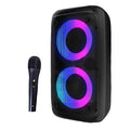 SingBox Pro – Wireless Karaoke Bluetooth Speaker with Mic, LED Party Lights, FM Radio & TWS Pairing