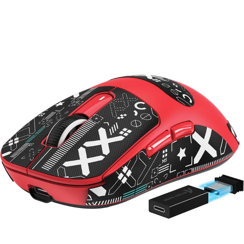 Attack Shark X3 Pro Wireless Gaming Mouse – PAW3395, 26000 DPI Tri-Mode Macro
