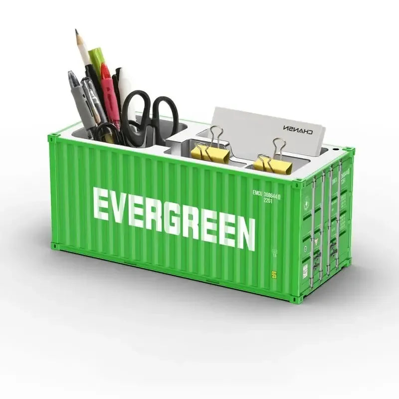 ContainerDesk Miniature Shipping Container Pen Holder – Desk Organiser & Home Decor