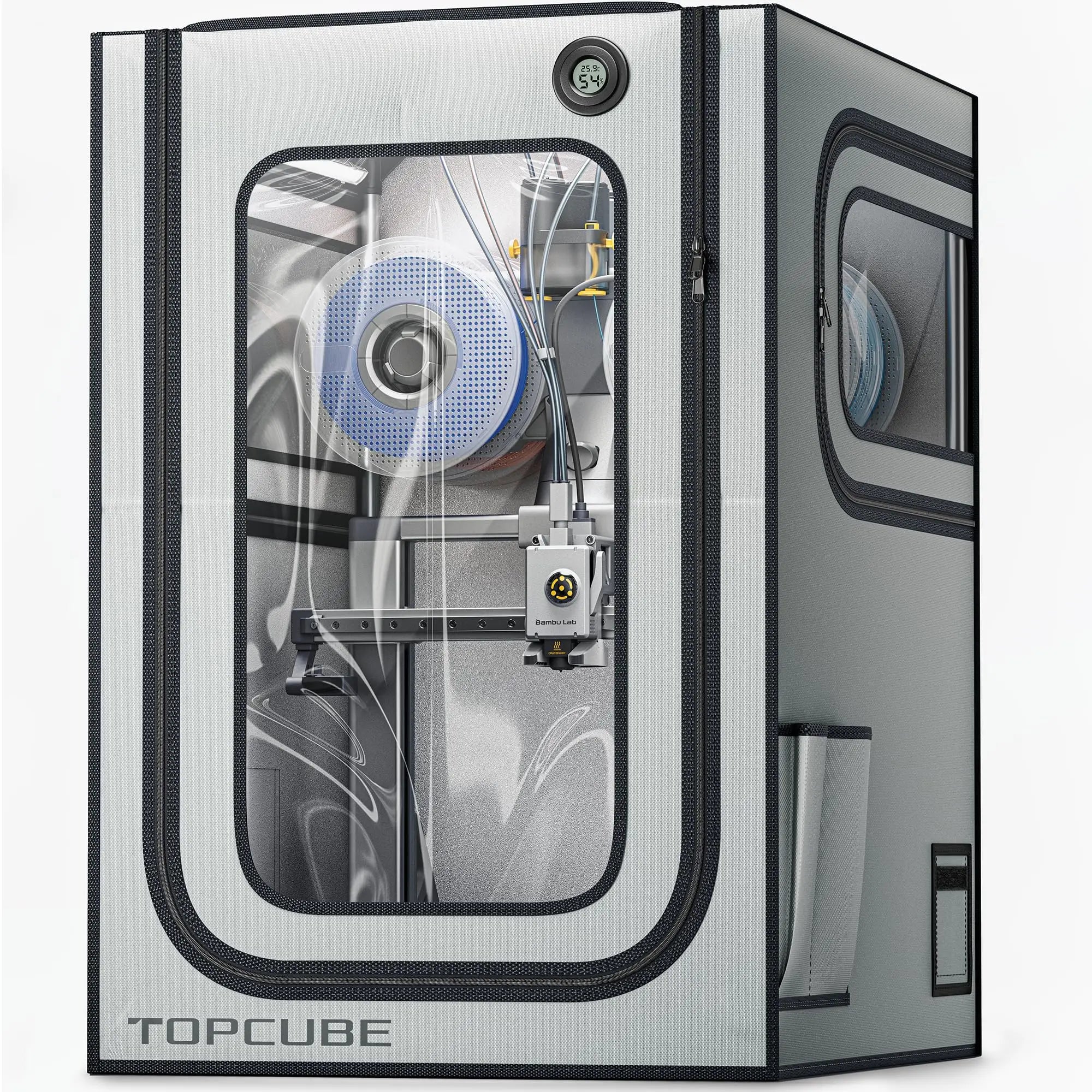 YOOPAI 3D Printer Enclosure for Bambu Lab A1 / A1 Mini – LED, Constant Temp & Fireproof