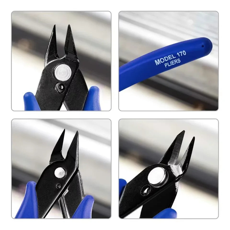 3D Printer Tool Kit – Diagonal Pliers, Deburring Cutter, Tweezers & Scraper Set