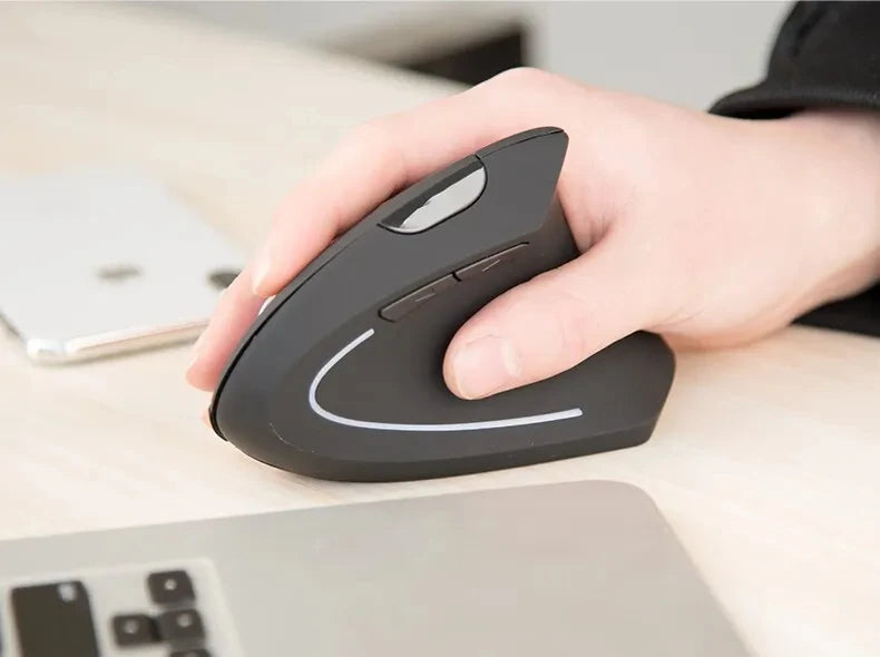 Vertical Ergonomic Gaming Mouse Wireless Rechargeable Gamer Mause Kit Optical 2.4G Mouse Computer PC Laptop Desktop USB Mice
