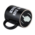 Middle Finger Funny Ceramic Coffee Mug – Novelty Anime Gift Cup