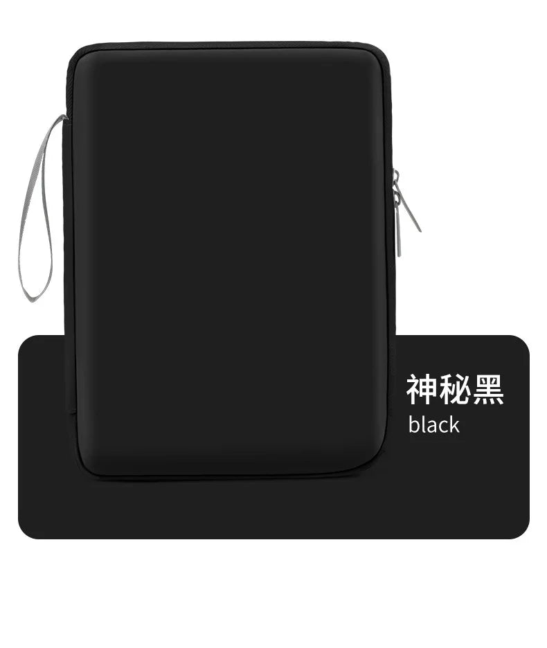 Tablet Bag Sleeve – Universal Shockproof Pouch with Multi Pockets (7.9"–12.9")
