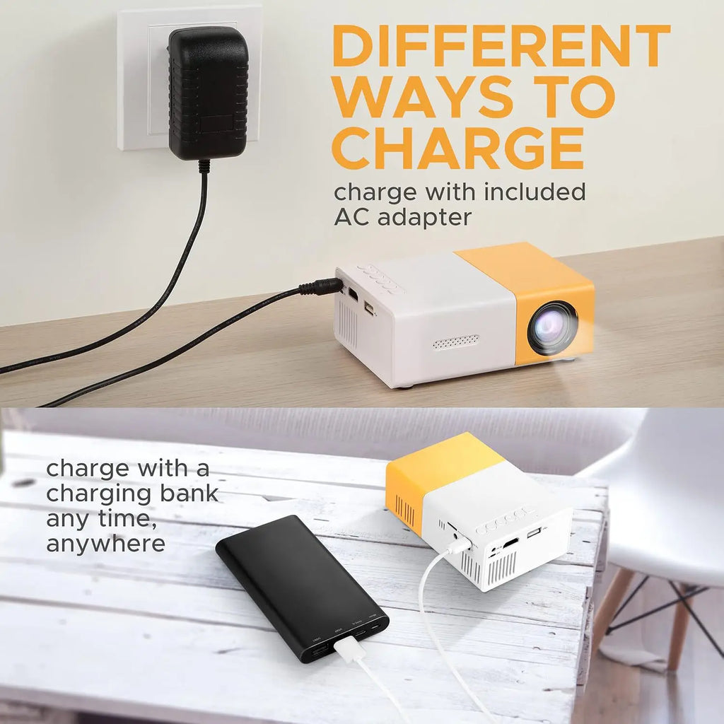 MiniBeam Portable 1080P Home Projector