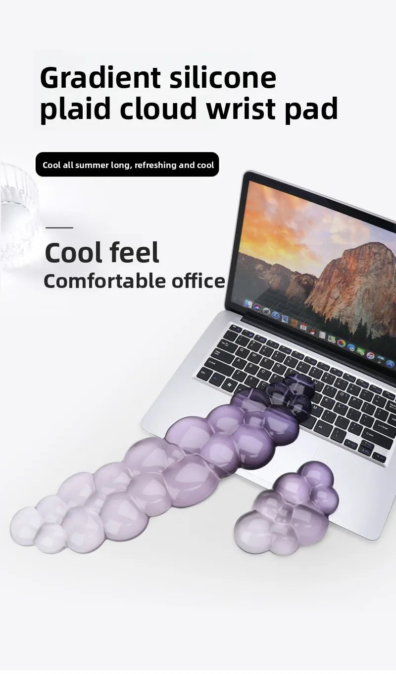 CloudComfort Rest – Ergonomic Wrist Pad for Keyboard & Mouse | Pain Relief Support