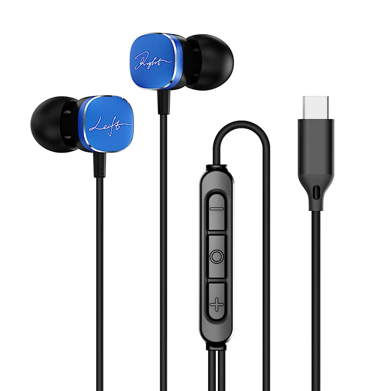 DolbyWire USB-C Wired Headphones – Dolby Sound & Mic for Samsung & iPhone