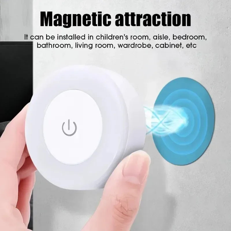 GlowBeam USB Rechargeable LED Night Light – Portable Ambient Lamp for Bedroom & Office