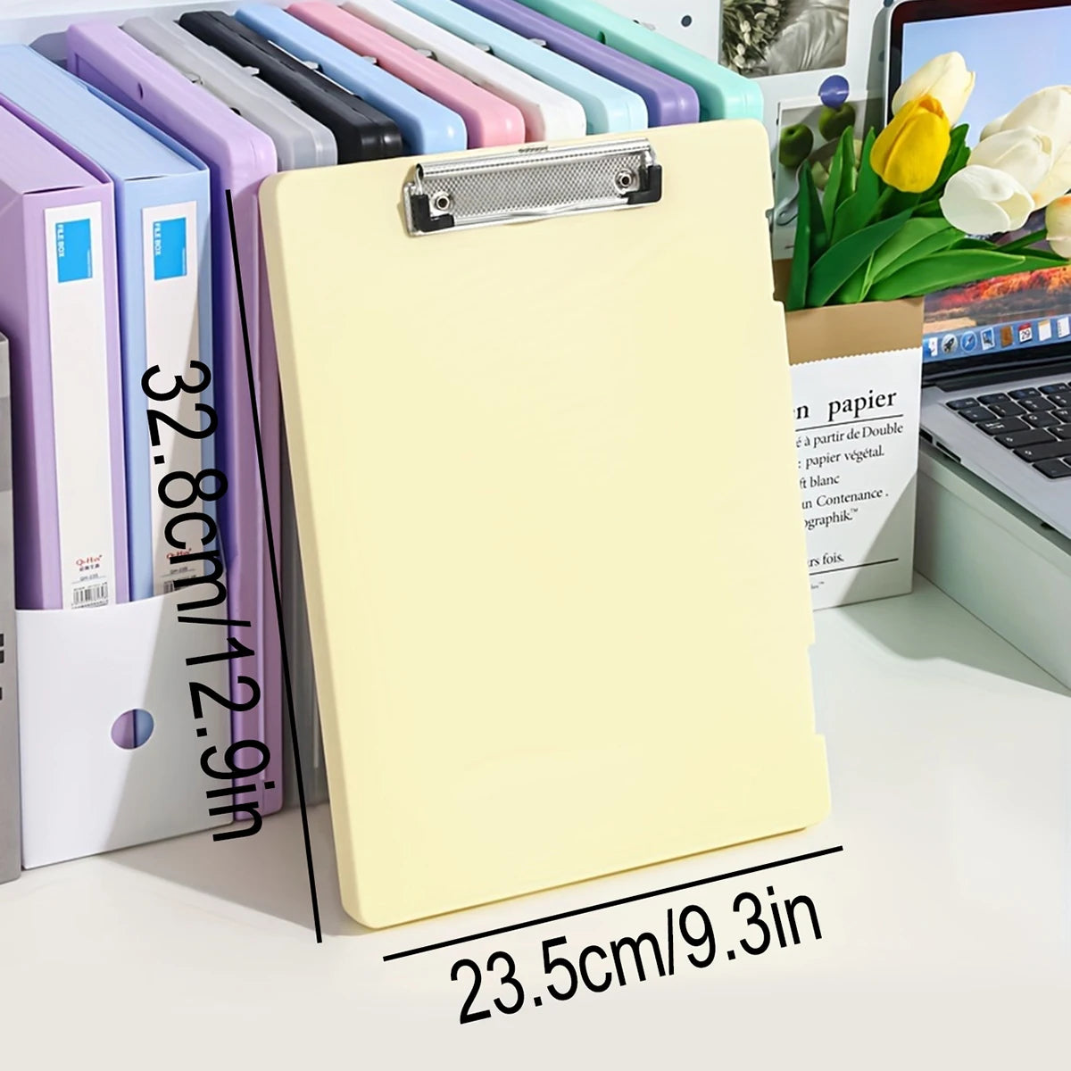 DocBox 2-in-1 A4 Writing Board & Document Storage Box – Portable Office Organiser