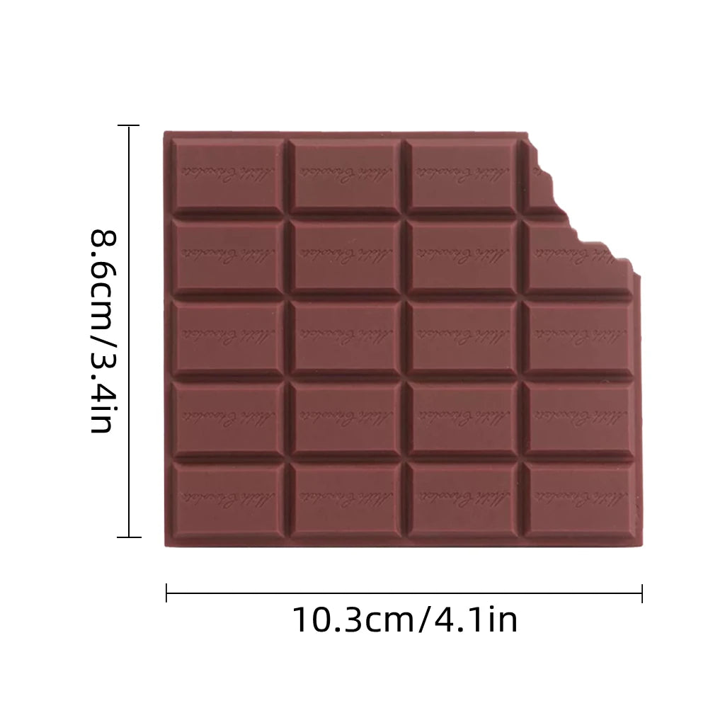 ChocoNote Chocolate Shape Sticky Notes – 80 Sheets Cute Mini Memo Pad