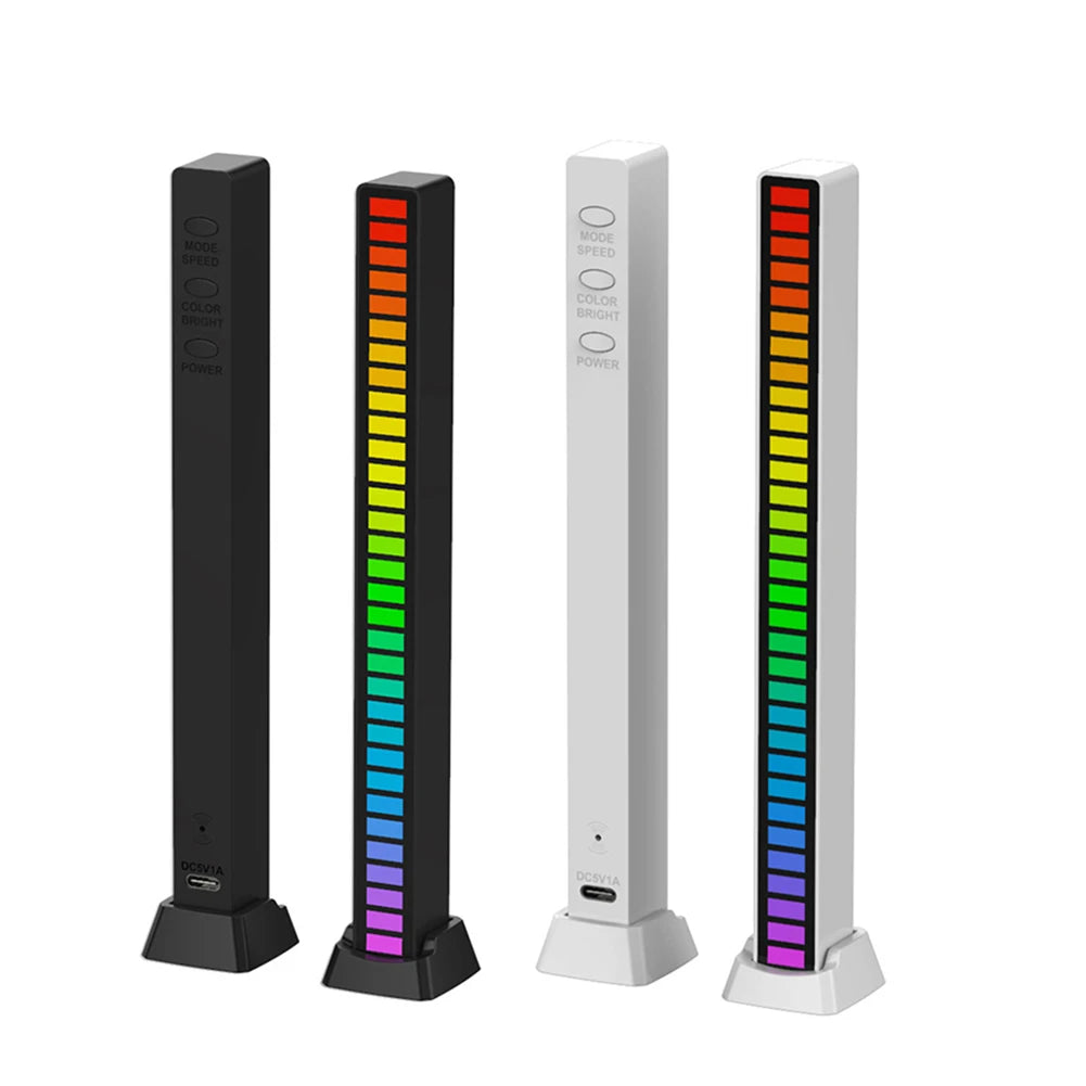 BeatSync RGB Sound Reactive LED Light – Voice Controlled Music Rhythm Lamp for Gaming, Desk & Home
