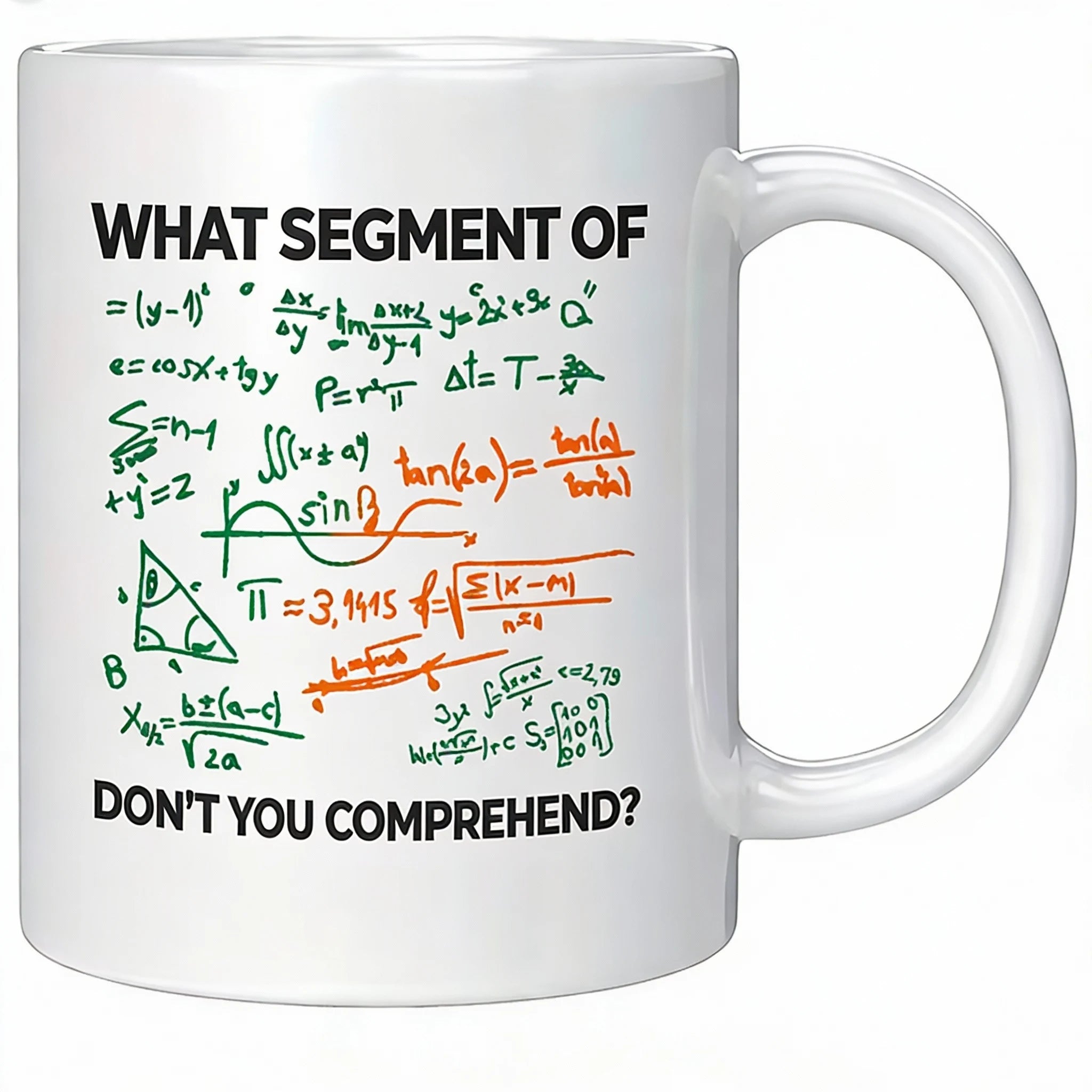 Math Doesn’t Care 😏 | ‘What Part of Math Don’t You Understand?’ Funny Nerd Mug for Students & Teacher