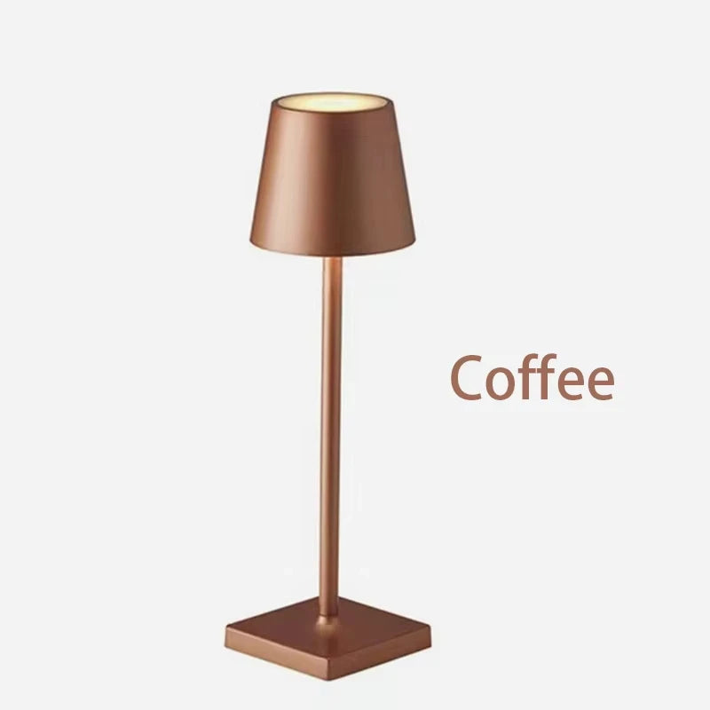TouchGlow LED Desk Lamp – 3-Level Dimmable, Wireless USB Rechargeable Night Light for Study & Office