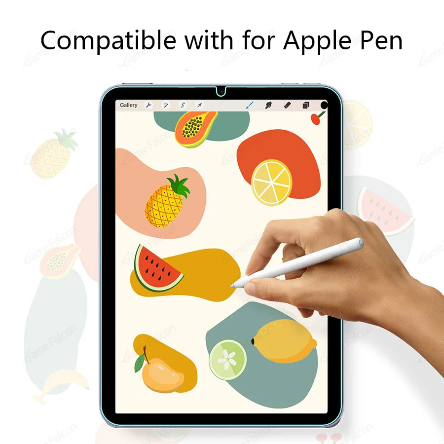 For iPad A16 Pro 13 M5 M4 12.9 10 9 9th 10th Generation Tempered Glass Screen Protector For Ipad Air 11 M2 M3 5 4 Mini 6 7 Film