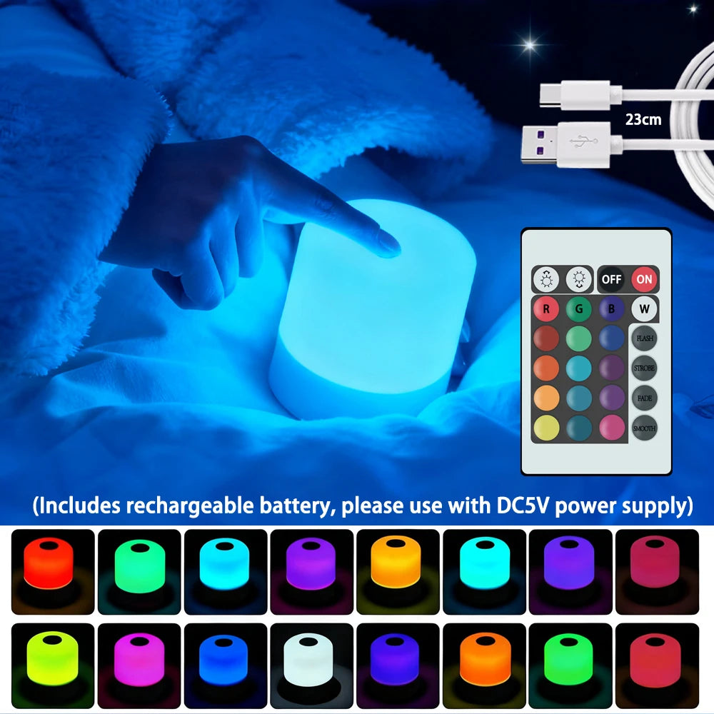 DimGlow Dimmable Rechargeable LED Night Light