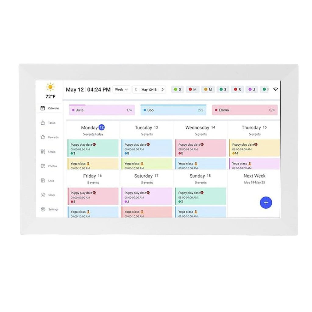 15.6" Smart Family Digital Calendar – 1080P WiFi Touchscreen Display & Interactive Planner