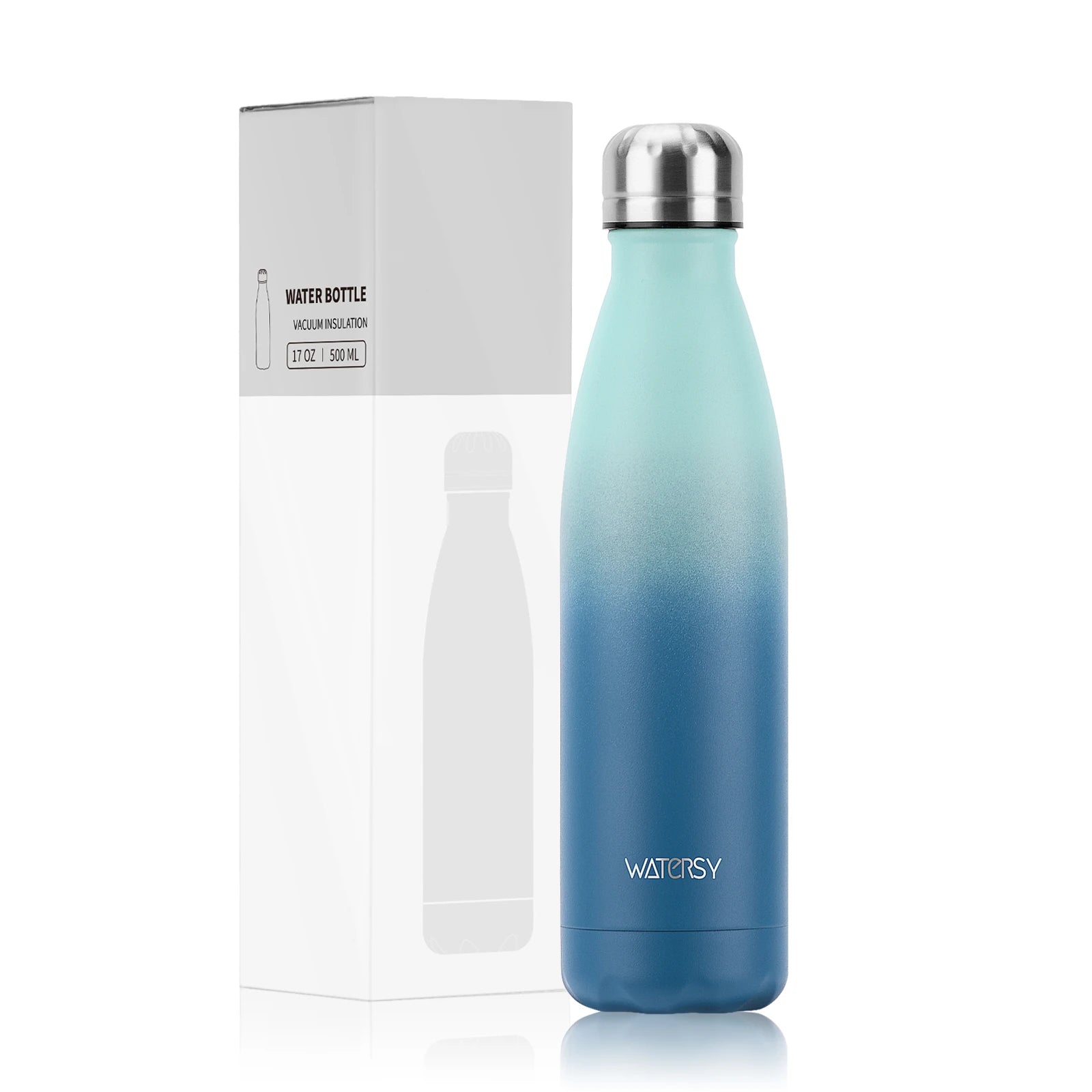 WATERSY 500ml Stainless Steel Vacuum Flask – Insulated Thermos for Coffee & Sport