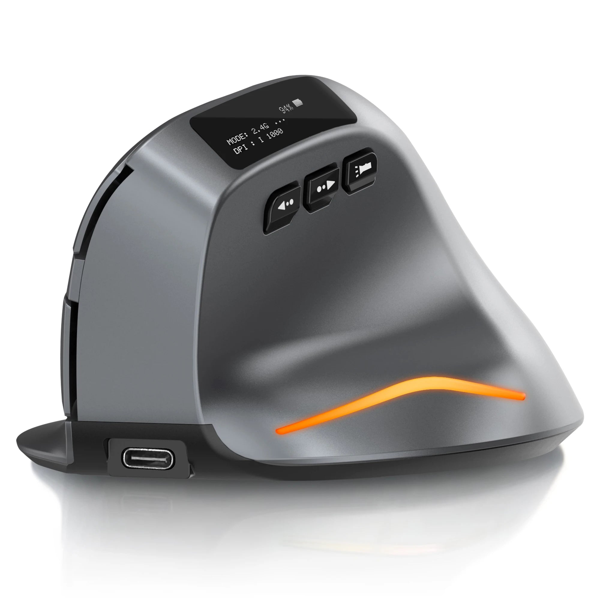 Lefon Trackball Mouse – Bluetooth Ergonomic 2.4G Wireless Rechargeable for PC & Office