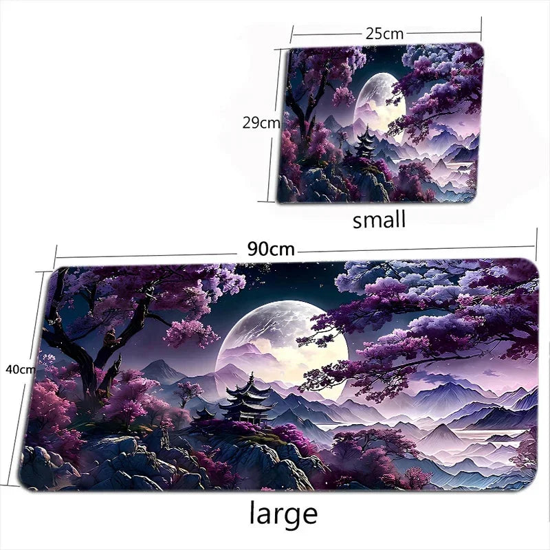 Lunar Galaxy XL Desk Mat – Starry Sky Gaming Mouse Pad (XXL Anti-Slip)