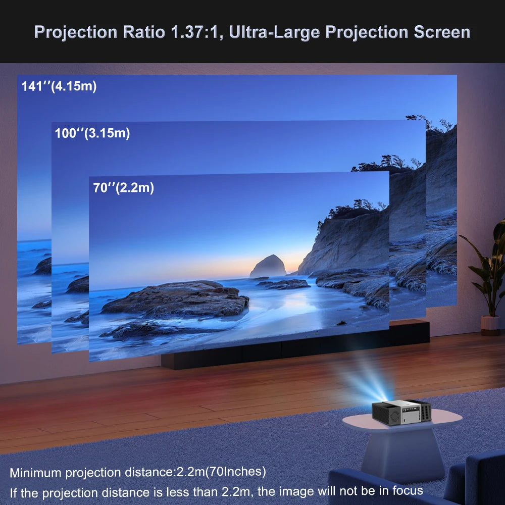 CinemaCore Q11W 4K Smart Home Projector