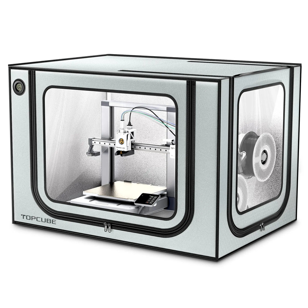 YOOPAI 3D Printer Enclosure for Bambu Lab A1 / A1 Mini – LED, Constant Temp & Fireproof