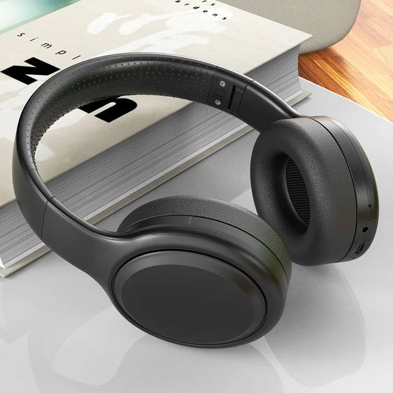 AirBass Pro Wireless Bluetooth Over-Ear Headphones – HiFi Stereo, Noise Reduction & Mic