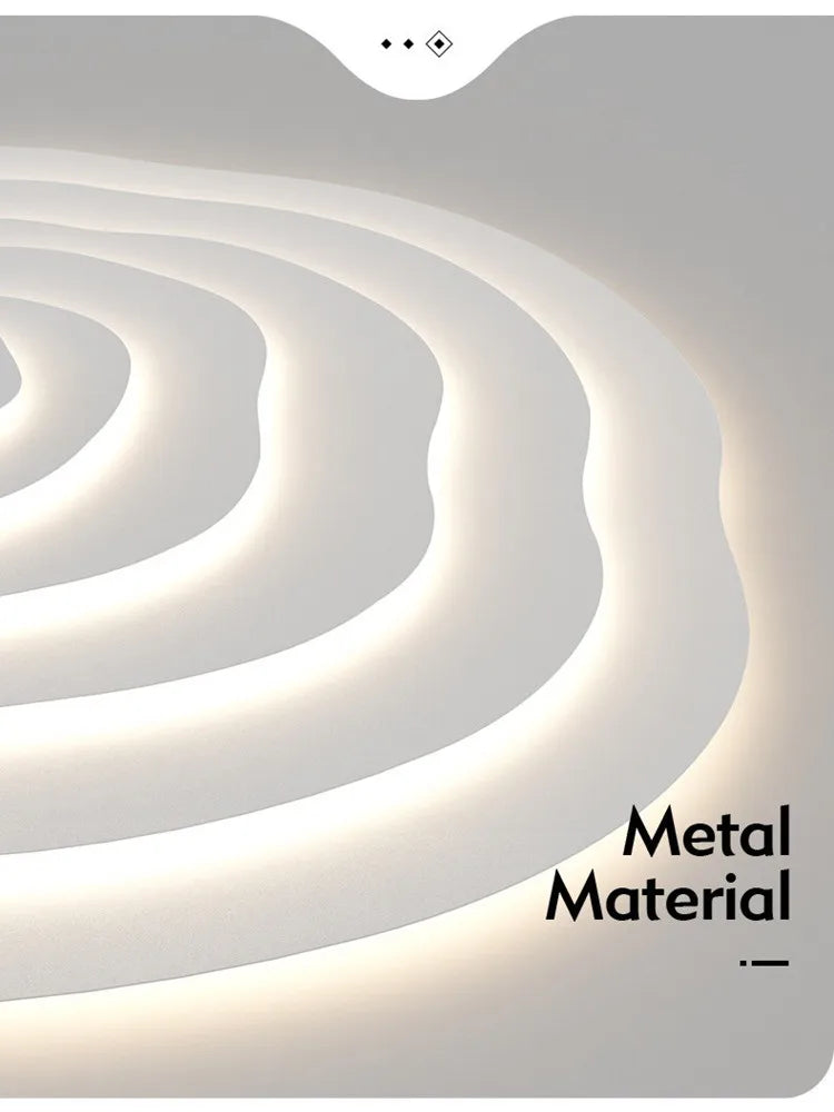 SteadGlow Modern LED Ceiling Lamp – Dimmable Remote Control Light for Bedroom, Office & Living Room