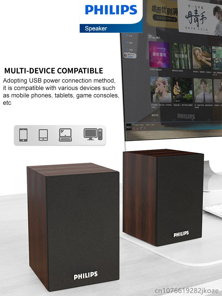 Philips SoundGo SPA20 – Portable Bluetooth Speaker with Deep Bass & HiFi Stere