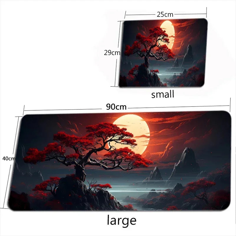 Lunar Galaxy XL Desk Mat – Starry Sky Gaming Mouse Pad (XXL Anti-Slip)