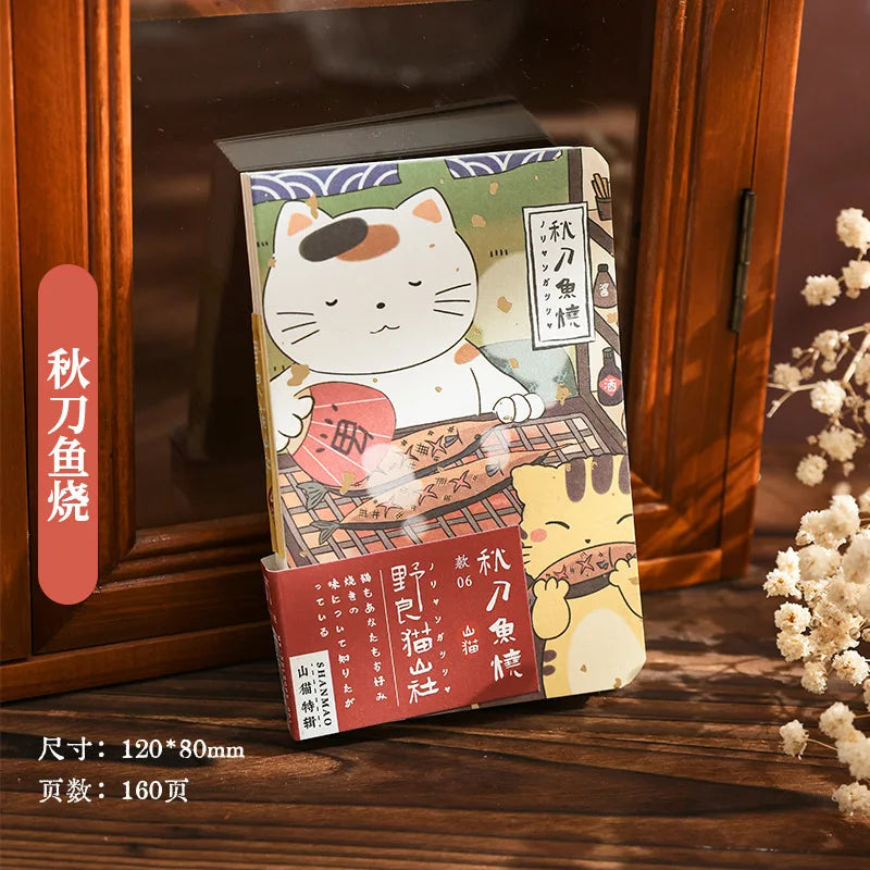 KittyNotes Kawaii Cat Pocket Notebook – Japanese Style Planner & Journal